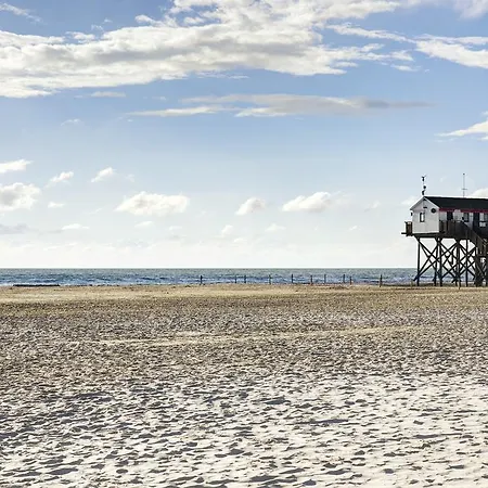 Apartment Hus Am Wall - Reetdachapartments - St. Peter Ording